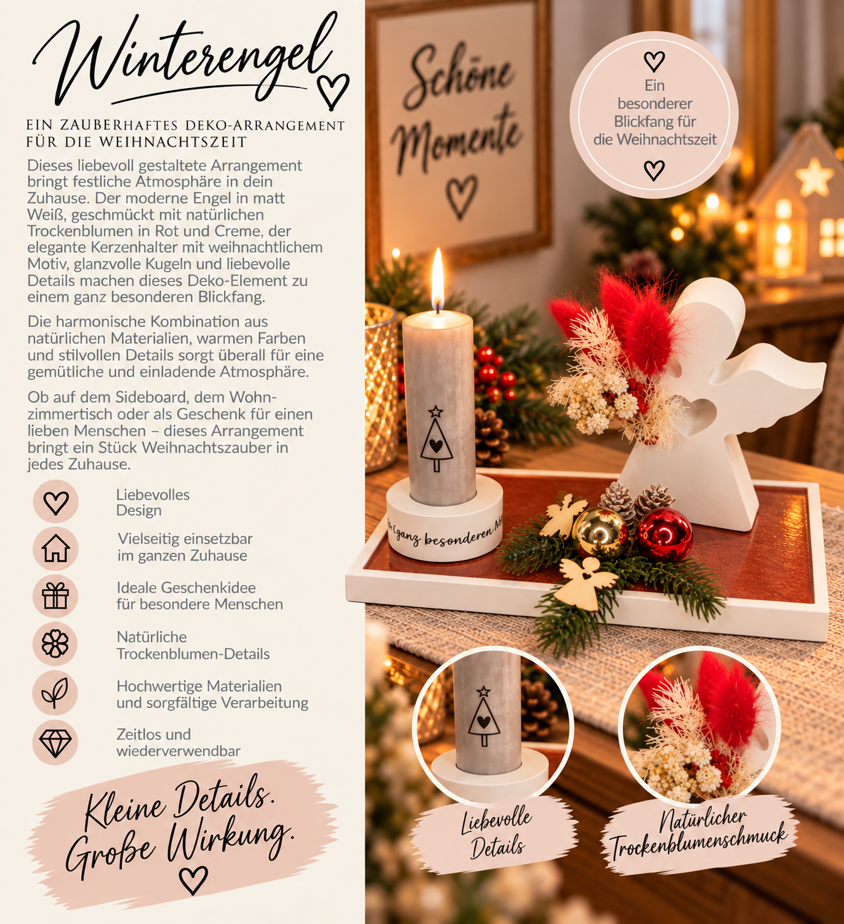 Gesteck - Winterengel