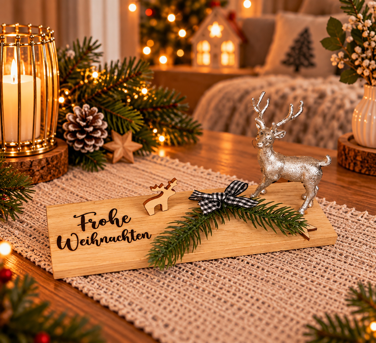 Rustikale Weihnachtsdeko