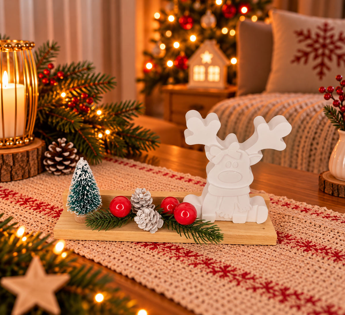 Weihnachtsdeko - Rentiere