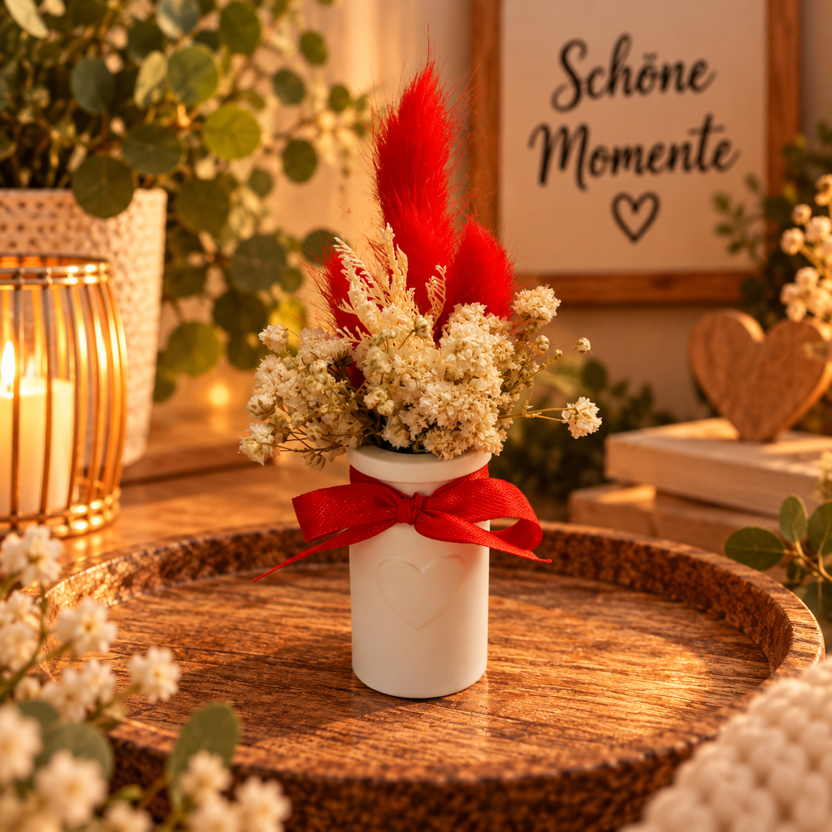 Kleine Vase "Herzensgruß"